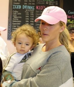 Kendra Wilkinson & her son Hank