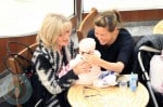 Rachel Stevens with her mom and daughter Amelie