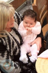 Gramma Stevens with grandaughter Amelie