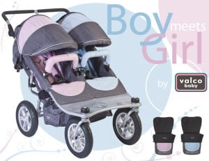 2011 Valco Baby “Boy Meets Girl” Tri Mode EX Twin