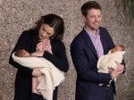 Crown Prince Frederik and Crown Princess Mary of Denmark Introduce Newborn Twins