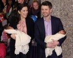 Crown Prince Frederik and Crown Princess Mary of Denmark Introduce their Royal Twins