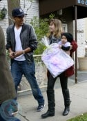 Ellen Pompeo and Chris Ivery with dauhter Stella Luna