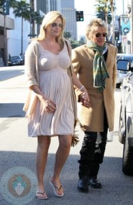 Penny Lancaster and Rod Stewart