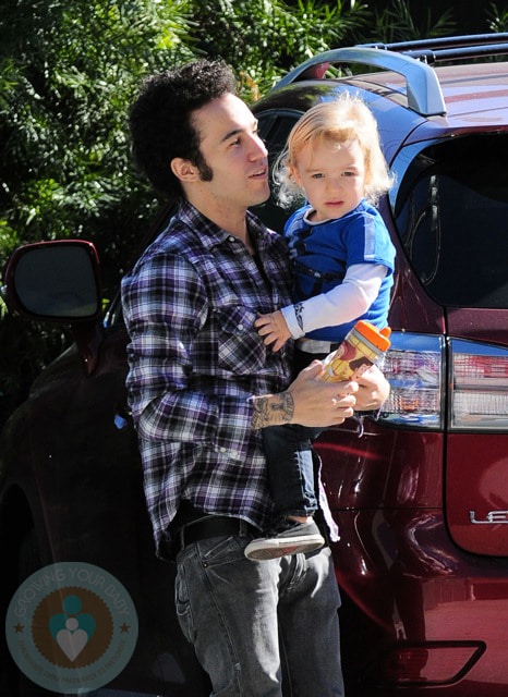 Pete Wentz and son Bronx