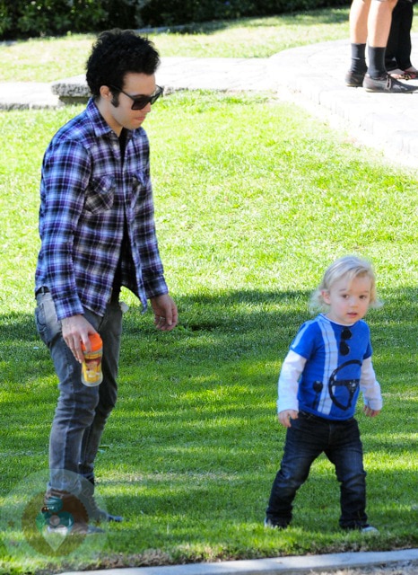 Pete Wentz and son Bronx