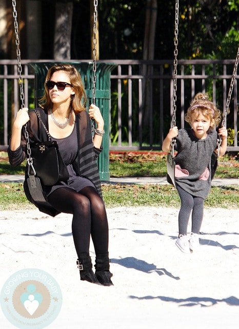 Jessica Alba and daughter Honor Marie Warren