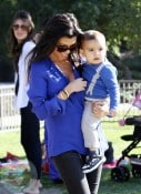 Kourtney Kardashian and son Mason