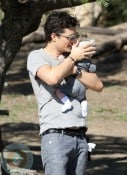 Orlando Bloom with son Flynn