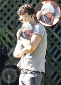 Orlando Bloom with son Flynn