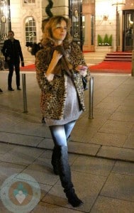 Eva Herzigova Leaving Ritz Carlton Paris