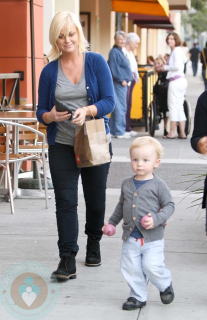 Amy Poehler and son Archie