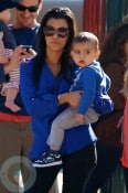 Kourtney Kardashian and son Mason