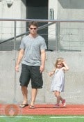 Jeff Gordon and Ella in St