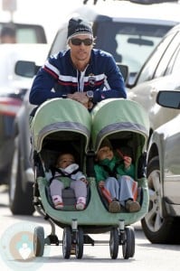 Matthew McConaughey With Kids Levi and Vida!