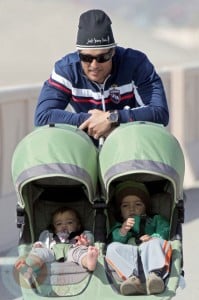 Matthew McConaughey With Kids Levi and Vida!