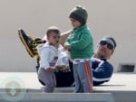 Matthew McConaughey With Kids Levi and Vida!