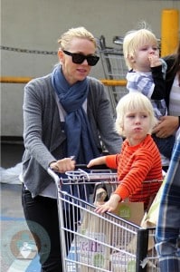 Naomi Watts with sons Sammy and Sasha