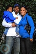 Laila Ali with husband Curtis Conway and their son Curtis