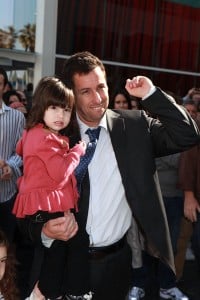 Adam Sandler with daughter Sunny
