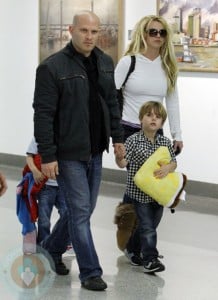 Britney Spears with sons Sean Preston & Jayden James