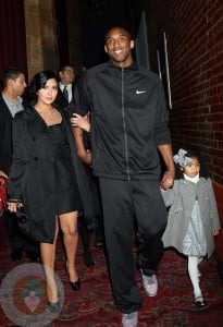 Kobe Bryant with his Family