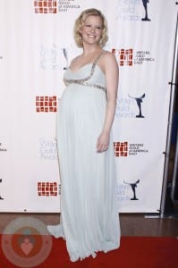 A pregnant Gretchen Mol