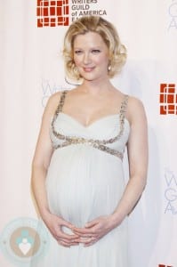 A pregnant Gretchen Mol