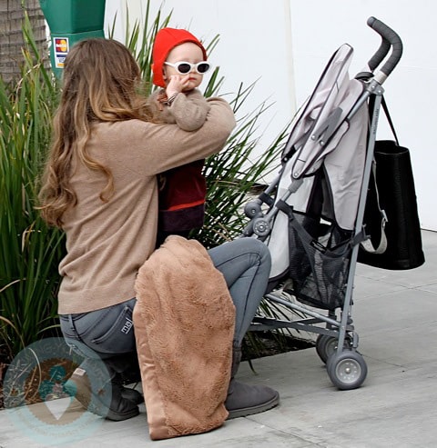 Rebecca Gayheart out with daughter Billie Beatrice in Beverly Hills