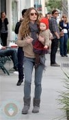 Rebecca Gayheart out with daughter Billie Beatrice in Beverly Hills