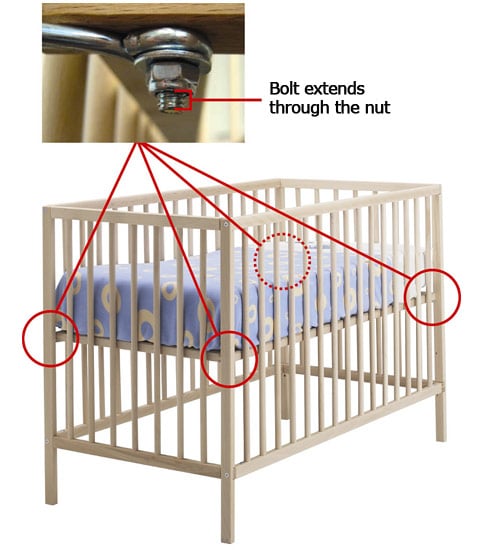 ikea mini crib