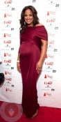 An Expectant Laila Ali At the Heart Truth’s Red Dress Fashion Show