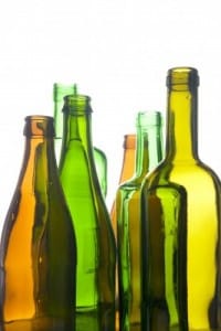 empty alcohol bottles