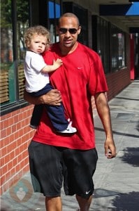 Hank Baskett Sr and jr