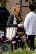 A pregnant Alicia Silverstone Out in LA
