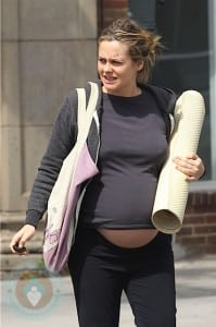 A pregnant Alicia Silverstone Out in LA