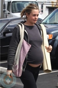 A pregnant Alicia Silverstone Out in LA