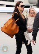 Angelina Jolie and  daughter Vivienne