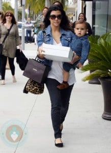 Kourtney Kardashion with son Mason Disick