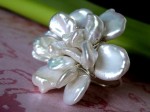 Mu-Yin Jewelry- Gardenia Blossom Cocktail Ring