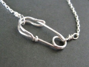 Mu-Yin Jewelry- Safety Pin Necklace