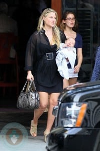 Ali Larter with son Theordore