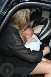 Ali Larter with son Theordore