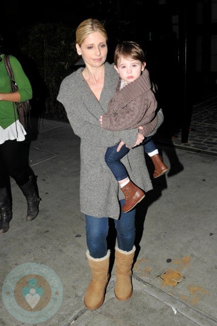 Sarah Michelle Gellar & daughter Charlotte in NYC