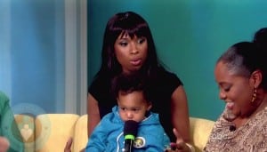 Jennifer Hudson visits The View with son David Daniel Otunga Jr