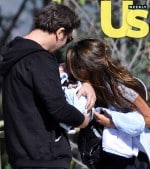 Penelope Cruz and Javier Bardem out with baby Leo