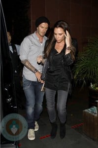 David and an Expectant Victoria Beckham (April6th, 2011)