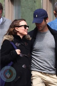 A pregnant Natalie Portman and boyfriend Benjamin Millepied