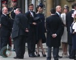 Victoria and David Beckham at the Royal Wedding