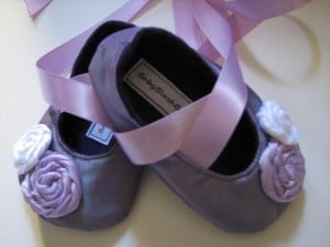 Baby Blush Boutique - Lavender Baby Soft Ballerina Slippers
